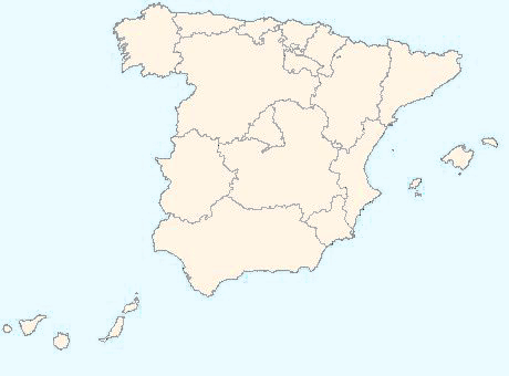 Mapa de España a  configurar